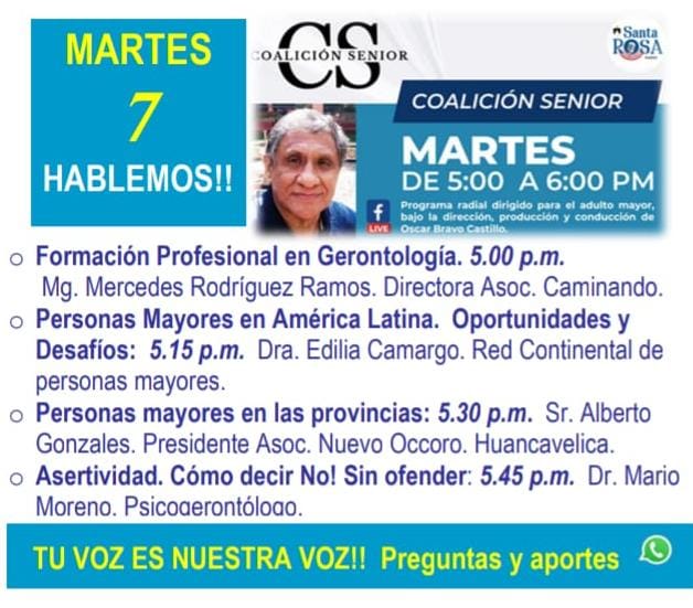 Coalición Senior en vivo!